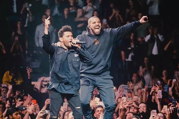 Drake and The Weeknd are working in a collaboration